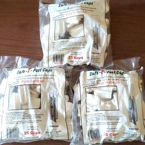 CZ Engineering  Safe-T-Post Fence Post Caps 75 Protect Horses Cows Livestock USA